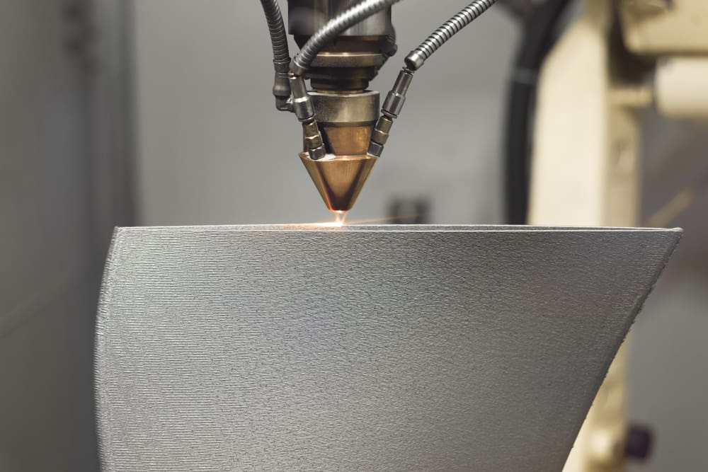 A metal printer, capable of advanced metal fabrication techniques, prints a metal part. Link