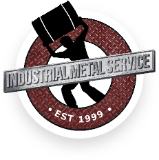 Industrial Metal Service Colored Logo. Colored logo for metal service