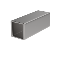 Square Tubing Steel 3D PNG