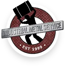 Industrial Metal Service Colored Logo. Colored logo for metal service